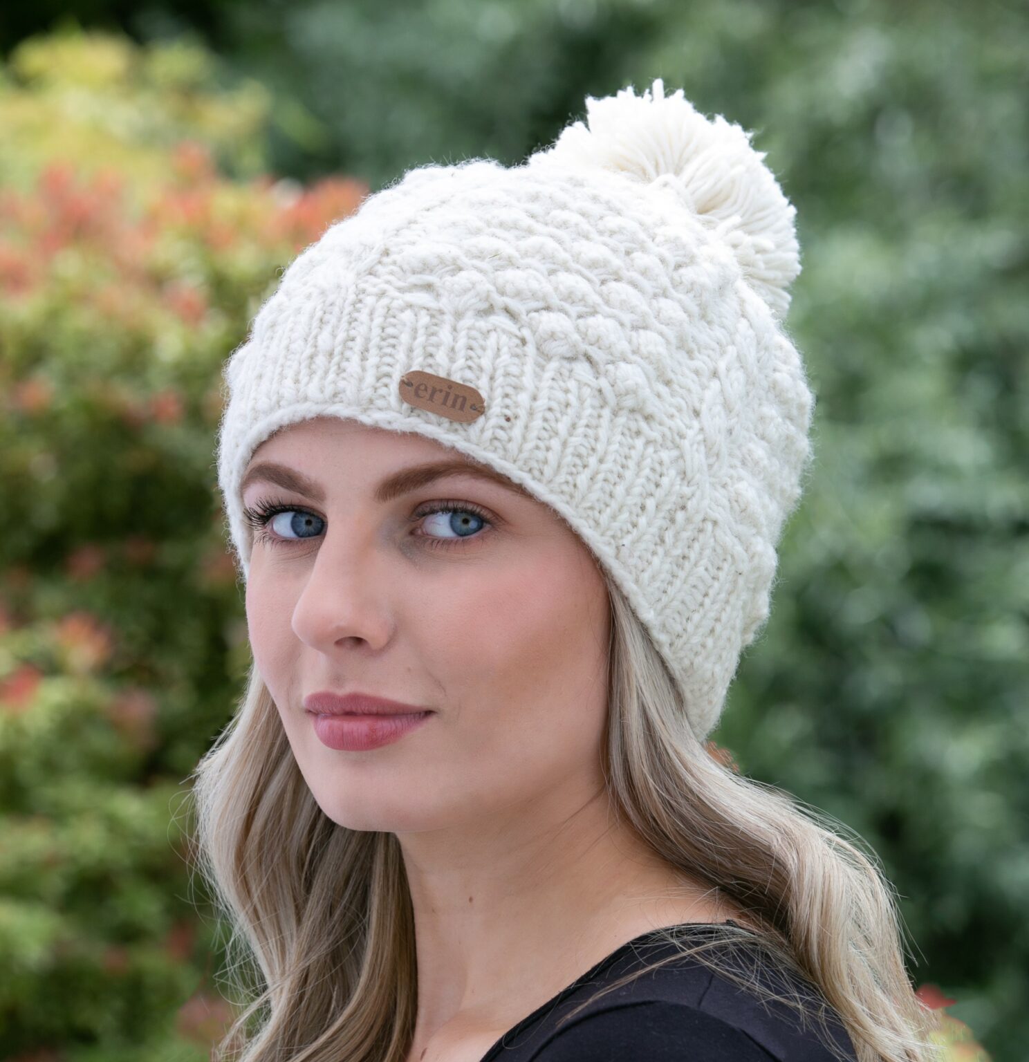 aran bobble hats