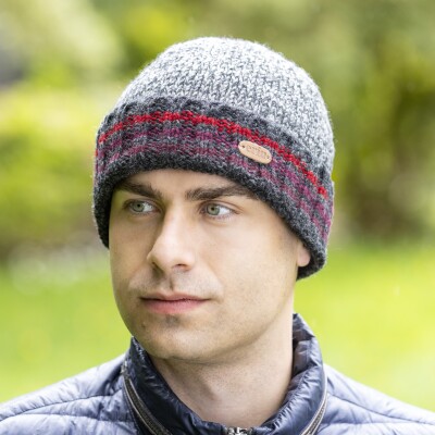 Rib Turnup Marled Red PK1819