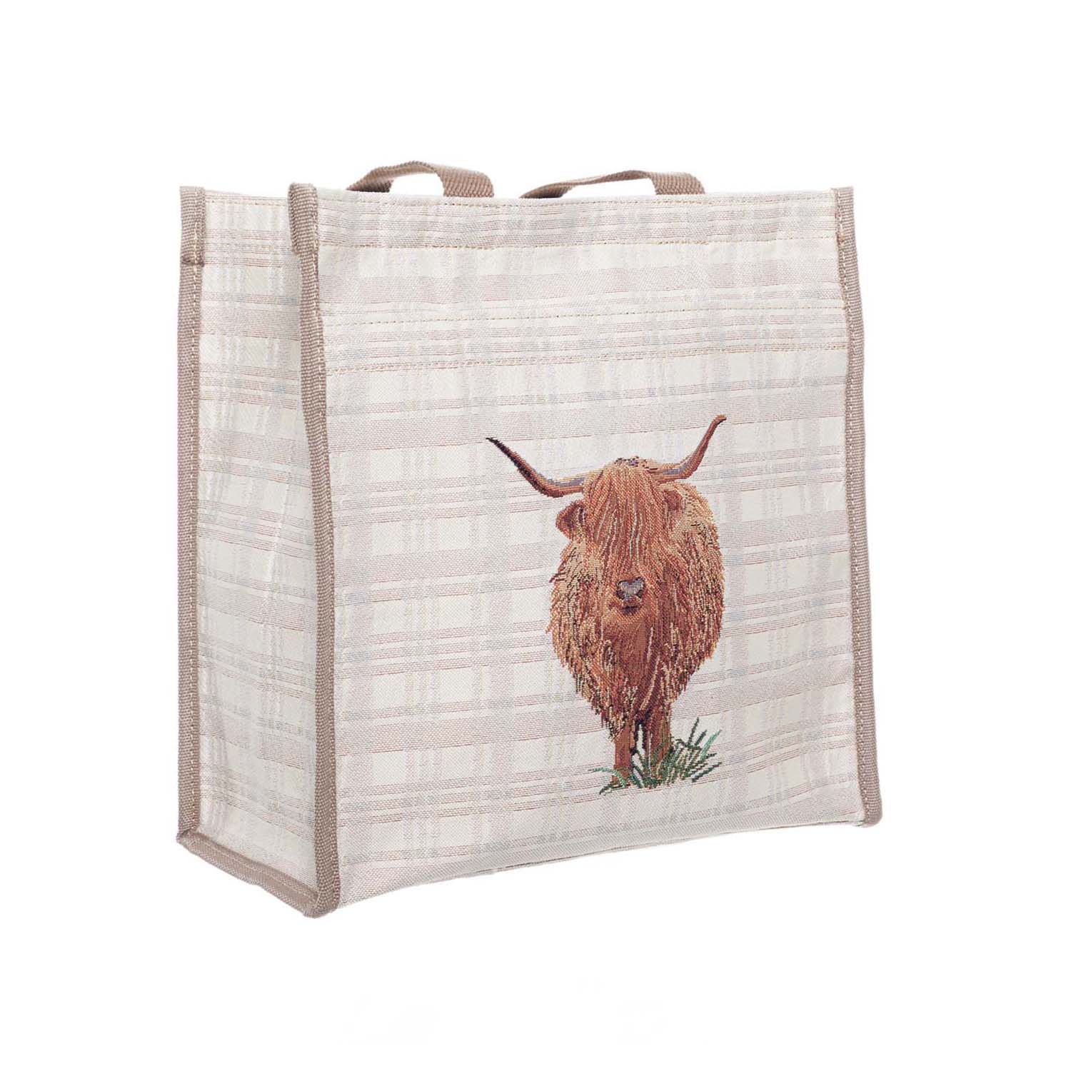 Tapestry Shopper Bag Highland Cow